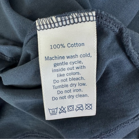 Clare V Navy Original Tee w/Army Green graphic | Size XXL | EUC - Picture 6 of 10